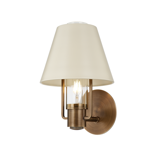 KINDLE Wall Sconce with PATINA BRASS Finish