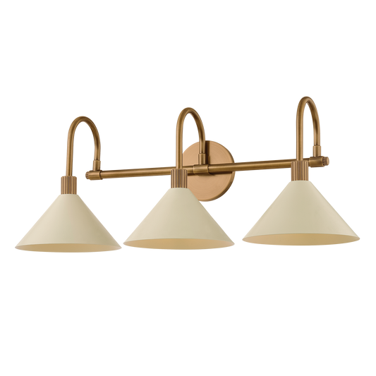 JOVANI Bath And Vanity with PATINA BRASS AND SOFT SAND Finish