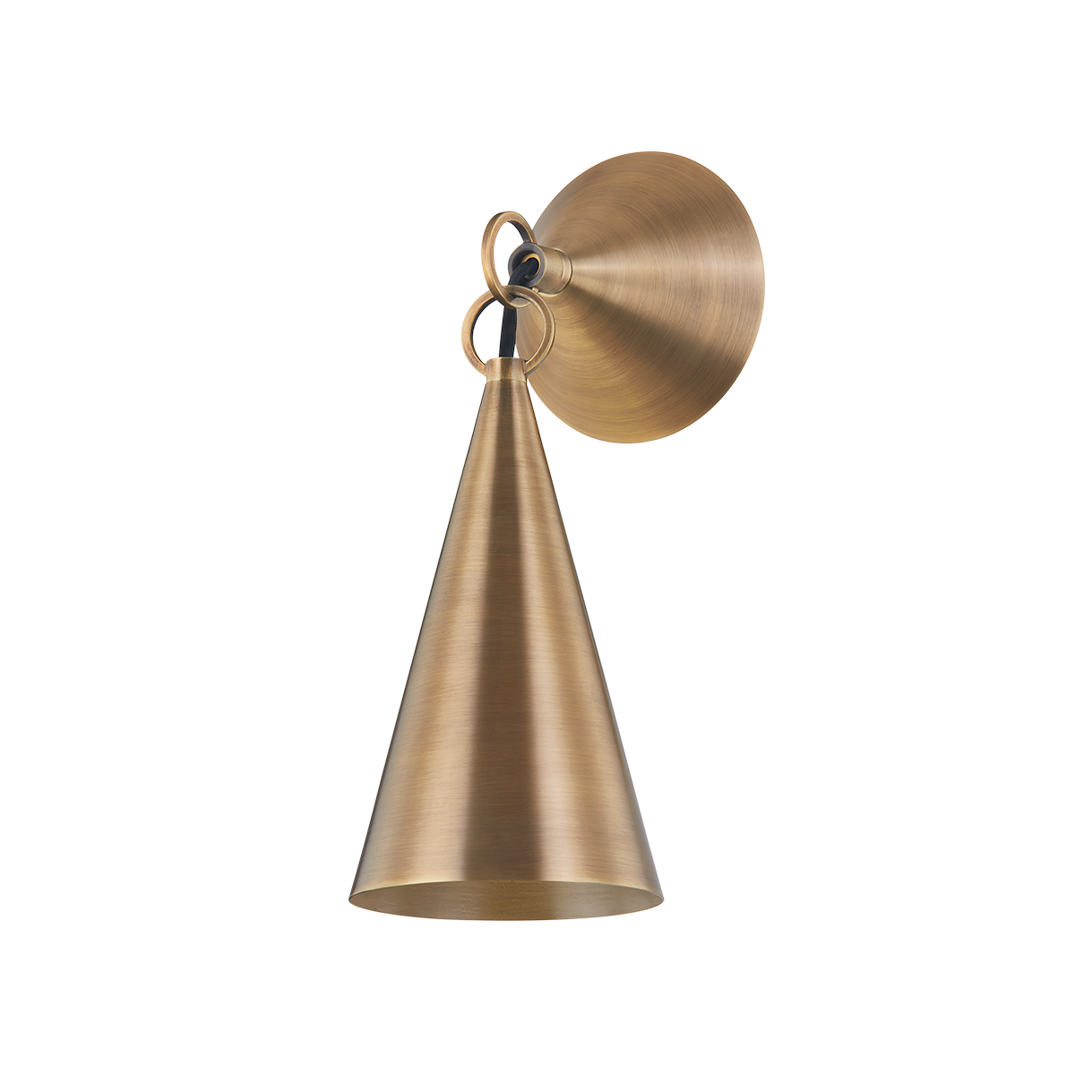 MIDVALE Wall Sconce with PATINA BRASS Finish