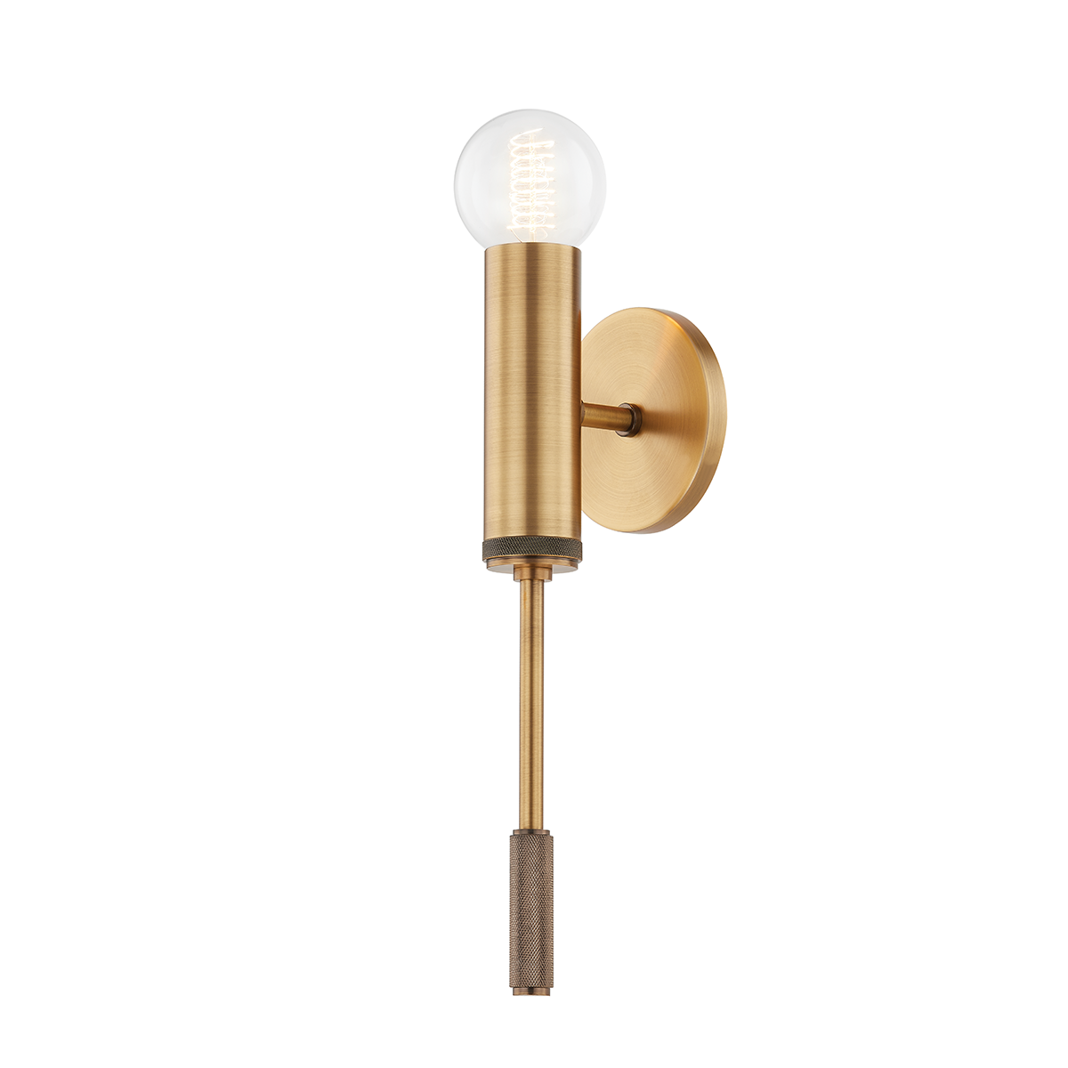 CHINO Wall Sconce with PATINA BRASS Finish