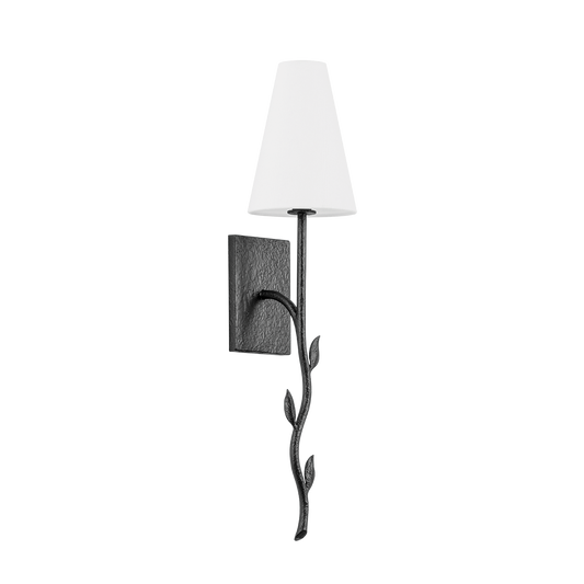 ELWYN Wall Sconce with BLACK IRON Finish