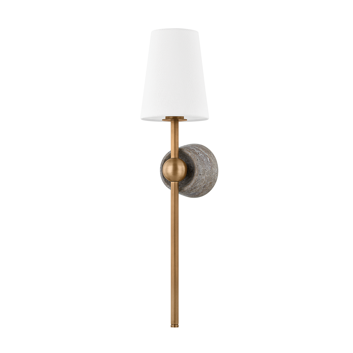 LOS VILOS Wall Sconce with PATINA BRASS Finish