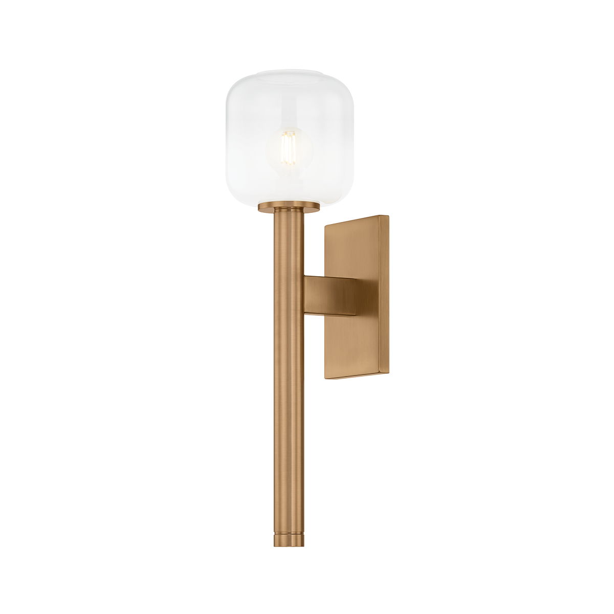 AXTON Wall Sconce with PATINA BRASS Finish