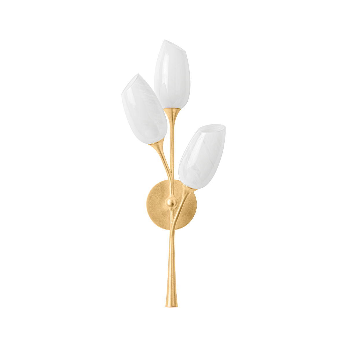 Aldean Wall Sconce with Vintage Gold Leaf Finish