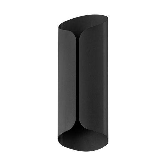 COLE Exterior Wall Sconce with TEXTURED BLACK Finish