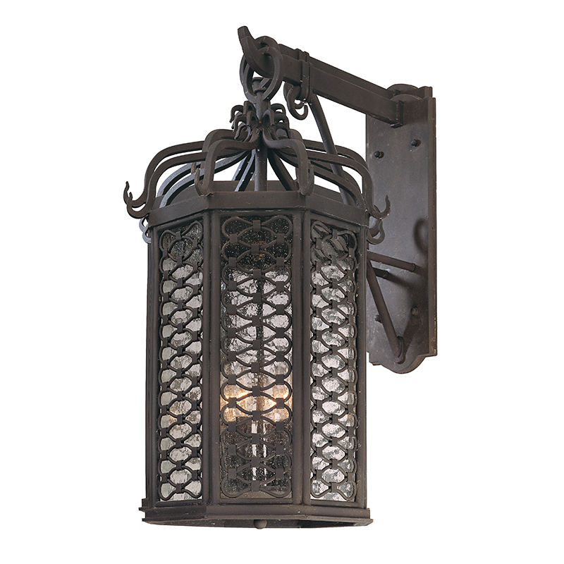 Los Olivos Wall Sconce with TEXTURED IRON Finish