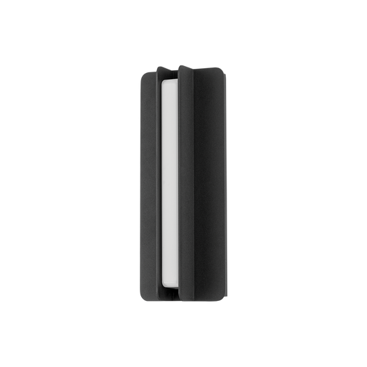 DUNE Exterior Wall Sconce with TEXTURED BLACK Finish