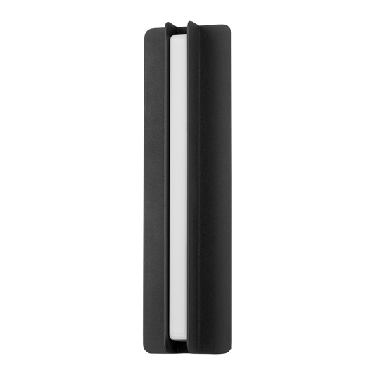 DUNE Exterior Wall Sconce with TEXTURED BLACK Finish