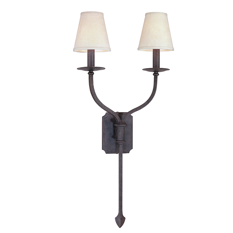 La Brea Wall Sconce with TEXTURED IRON Finish