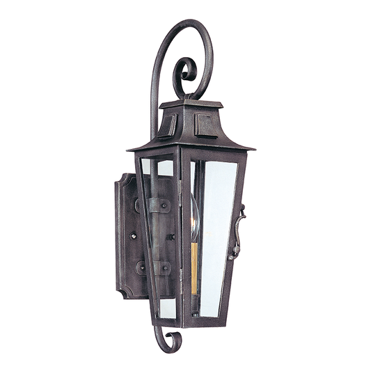 Parisian Square Wall Sconce with AGED PEWTER Finish