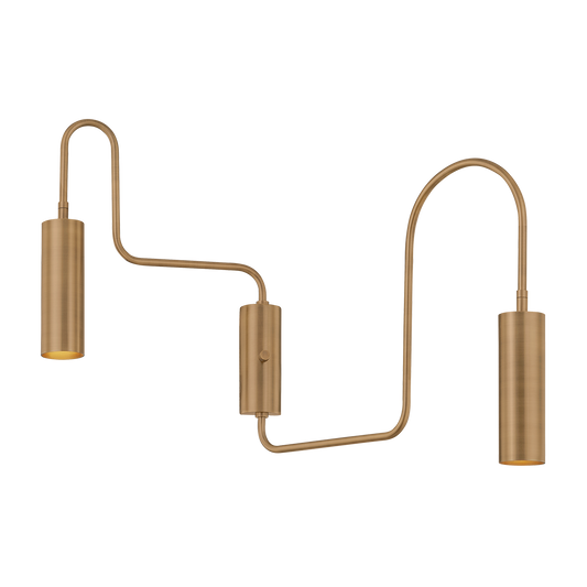 LARK Wall Sconce with PATINA BRASS Finish