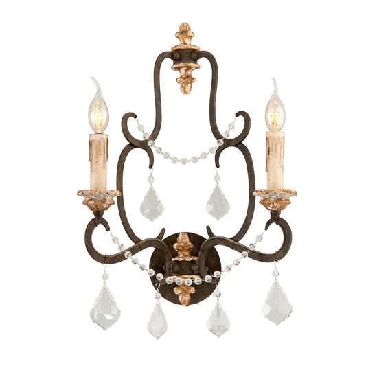 Bordeaux Wall Sconce with PARISIAN BRONZE Finish