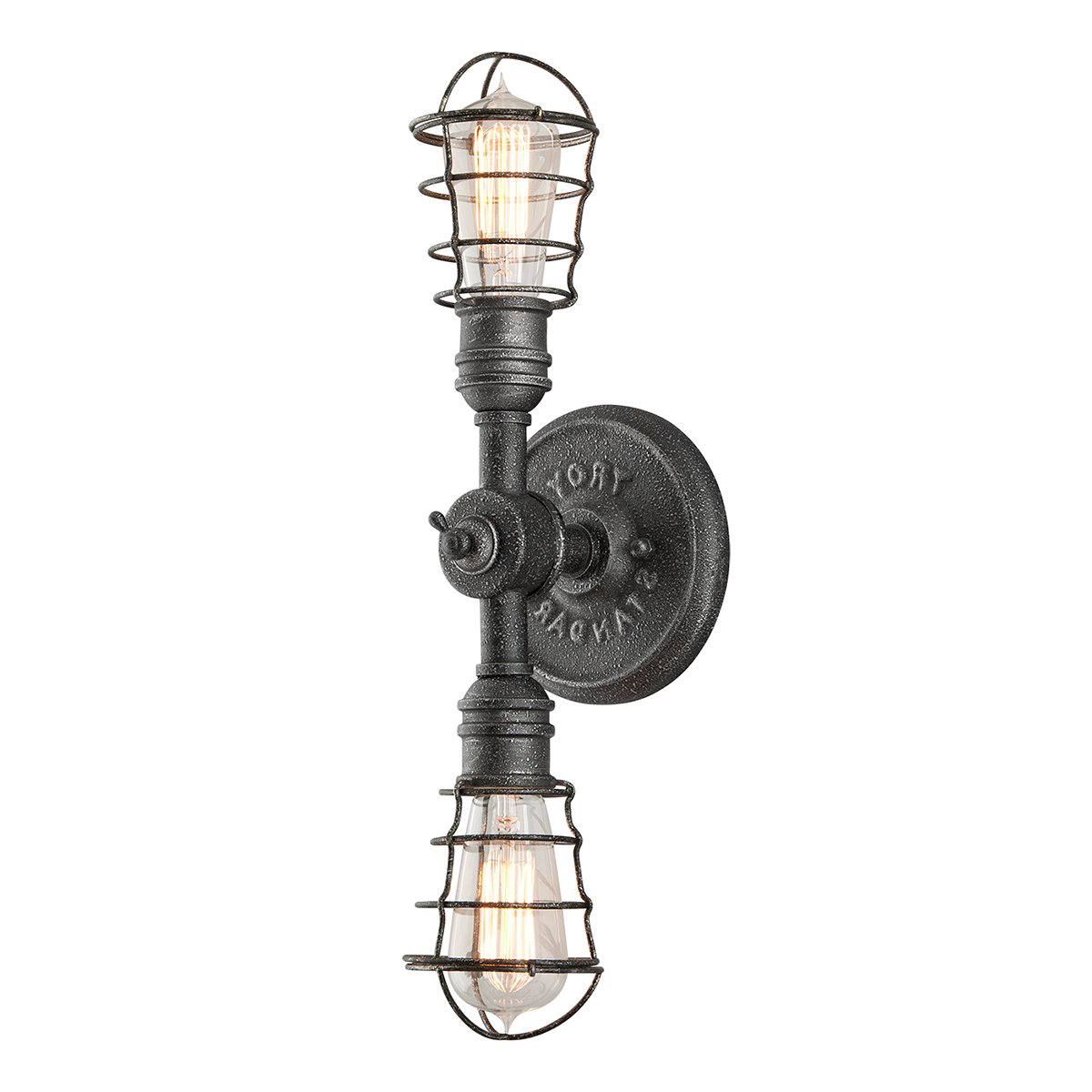 Conduit Wall Sconce with AGED PEWTER Finish