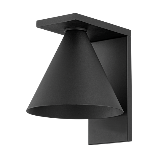 SEAN Exterior Wall Sconce with TEXTURED BLACK Finish