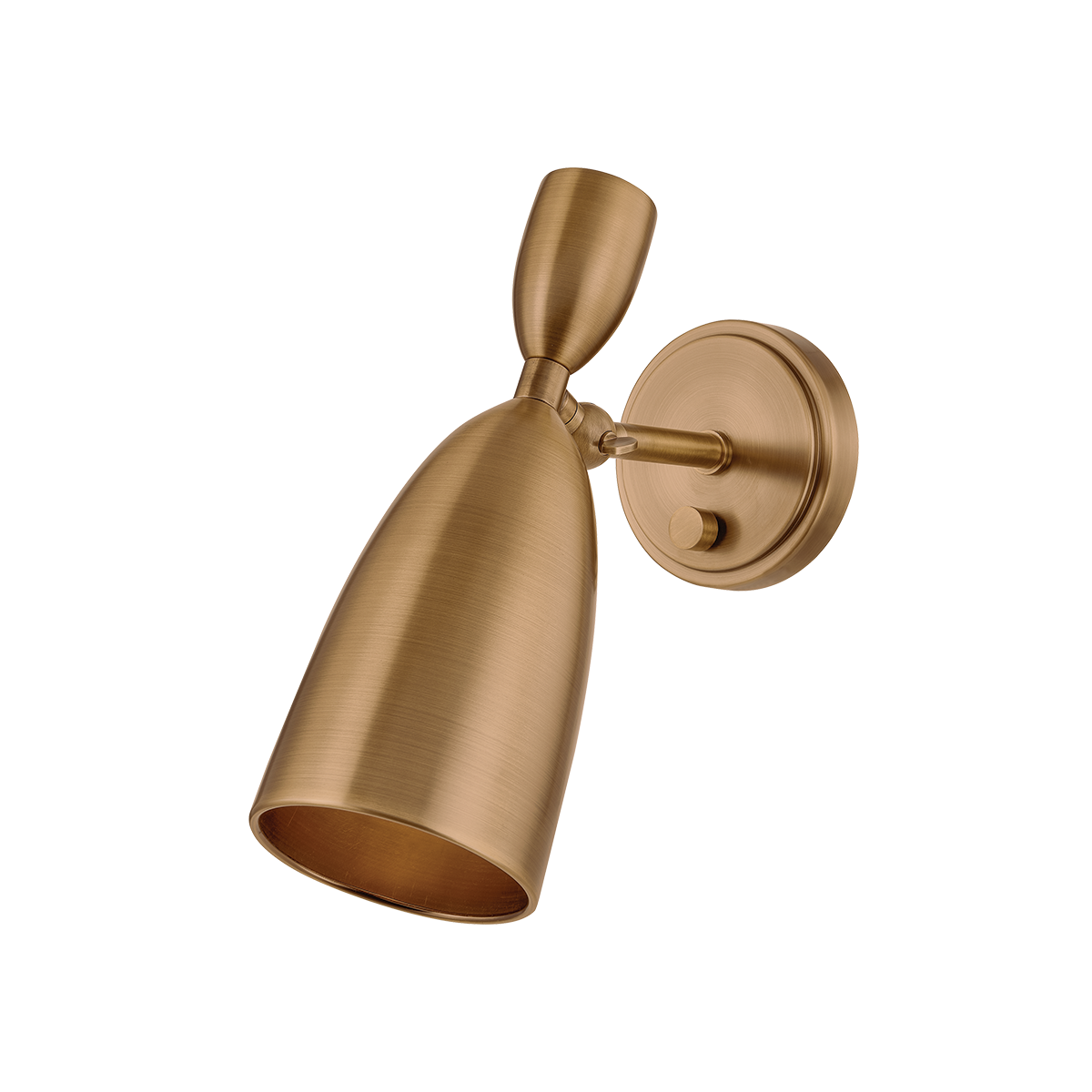 SPADE Wall Sconce with PATINA BRASS Finish