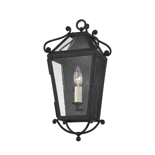 Santa Barbara County Wall Sconce with FRENCH IRON Finish