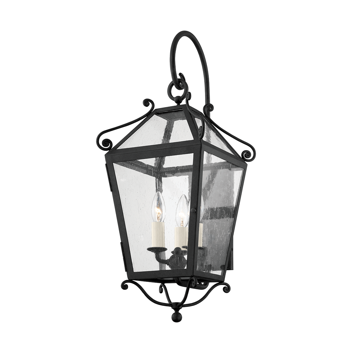 Santa Barbara County Wall Sconce with FRENCH IRON Finish