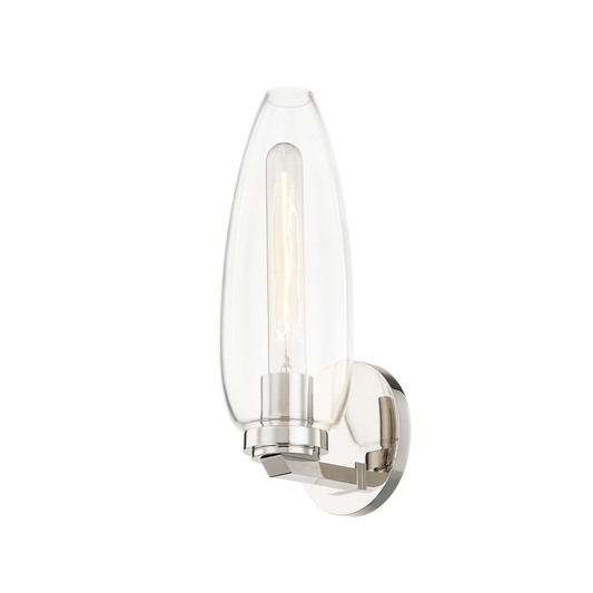FRESNO Wall Sconce with POLISHED NICKEL Finish