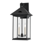 CORNING Exterior Wall Sconce with FORGED IRON Finish