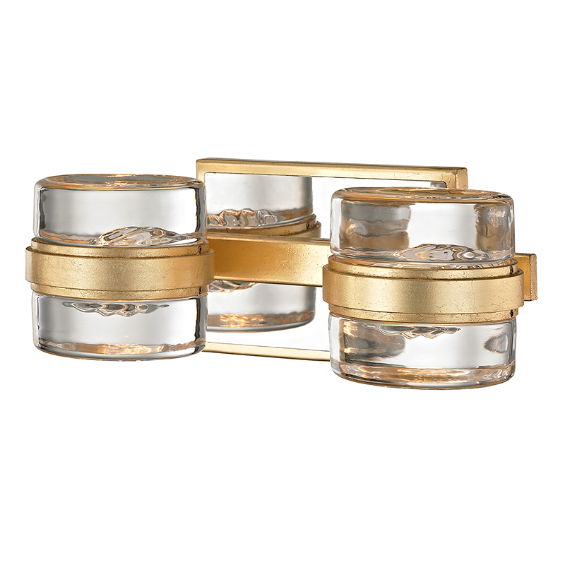 Splash Bath and Vanity with Gold Leaf Finish