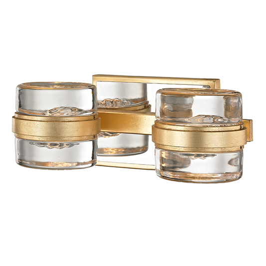 Splash Bath and Vanity with Gold Leaf Finish