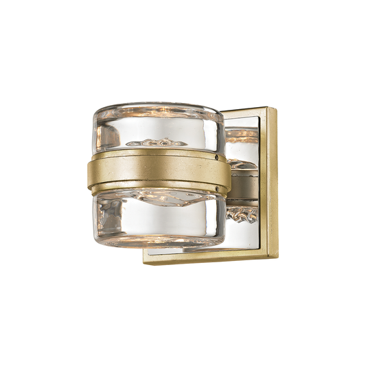 Splash Sconce with SILVER LEAF Finish