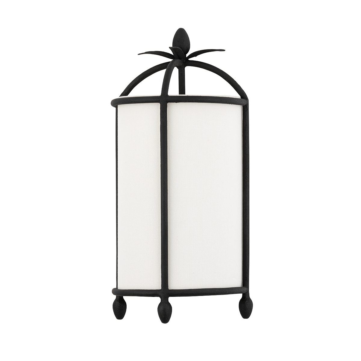 Brooks Wall Sconce with BLACK IRON Finish
