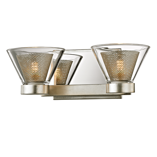 Wink Bath and Vanity with SILVER LEAF Finish