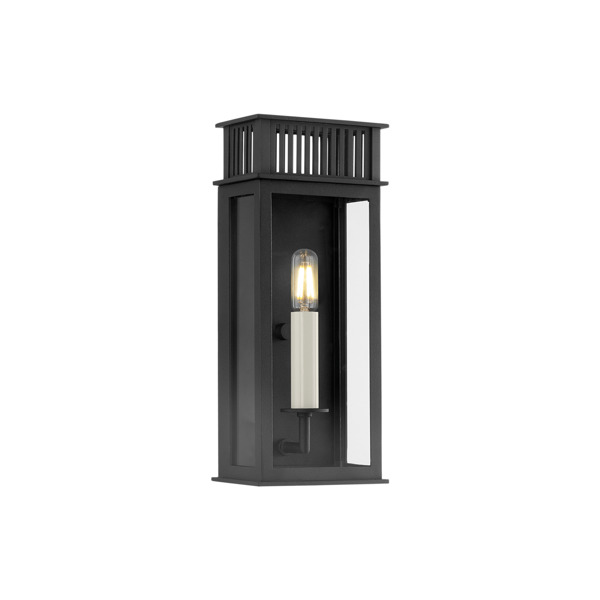 GRIDLEY Exterior Wall Sconce with TEXTURED BLACK Finish
