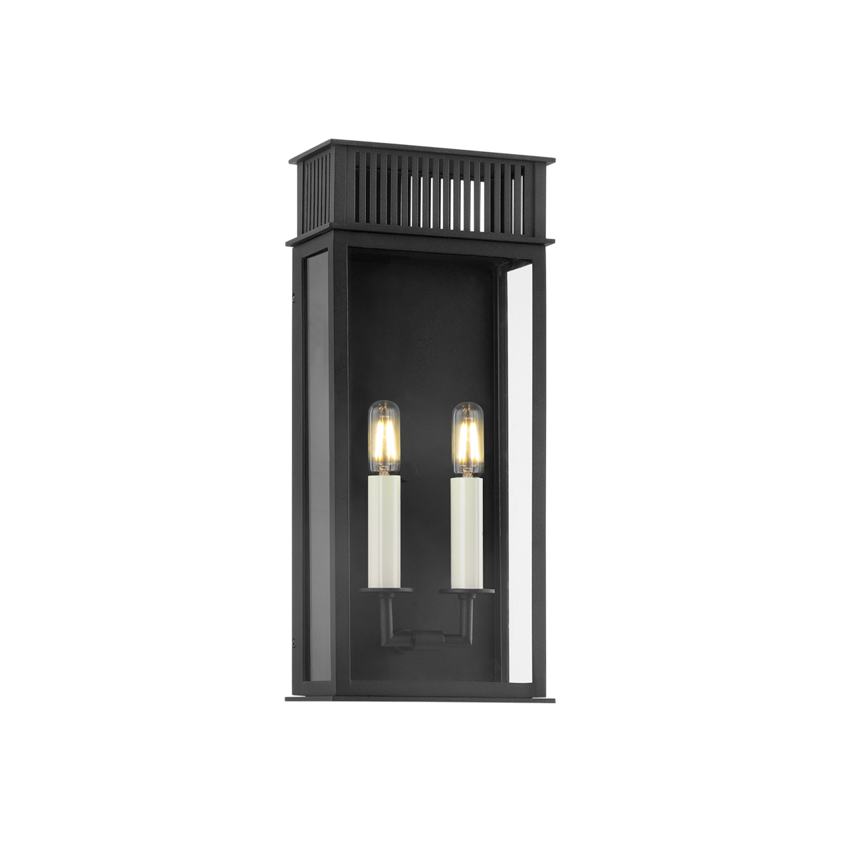 GRIDLEY Exterior Wall Sconce with TEXTURED BLACK Finish