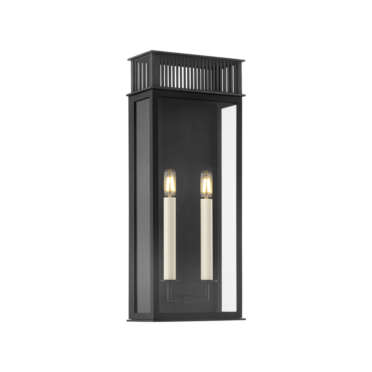 GRIDLEY Exterior Wall Sconce with TEXTURED BLACK Finish