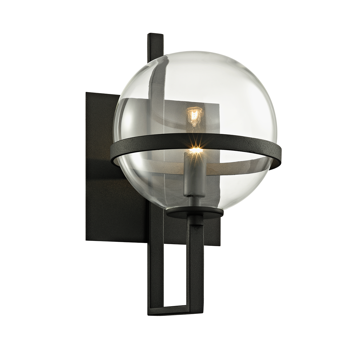 Elliot Wall Sconce with TEXTURED BLACK Finish