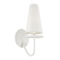 Marcel Wall Sconce with GESSO WHITE Finish