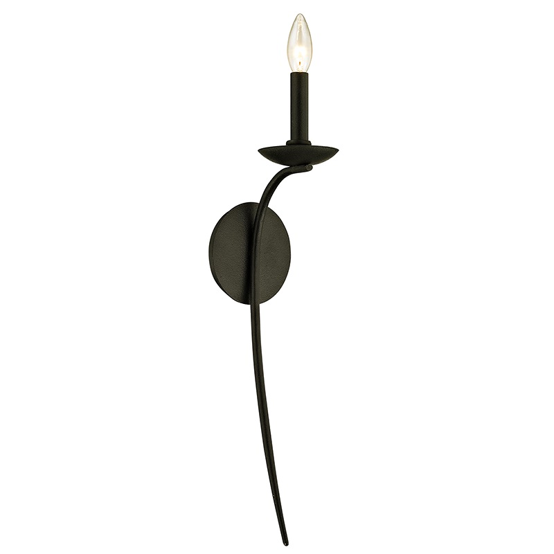 Sawyer Wall Sconce with FORGED IRON Finish