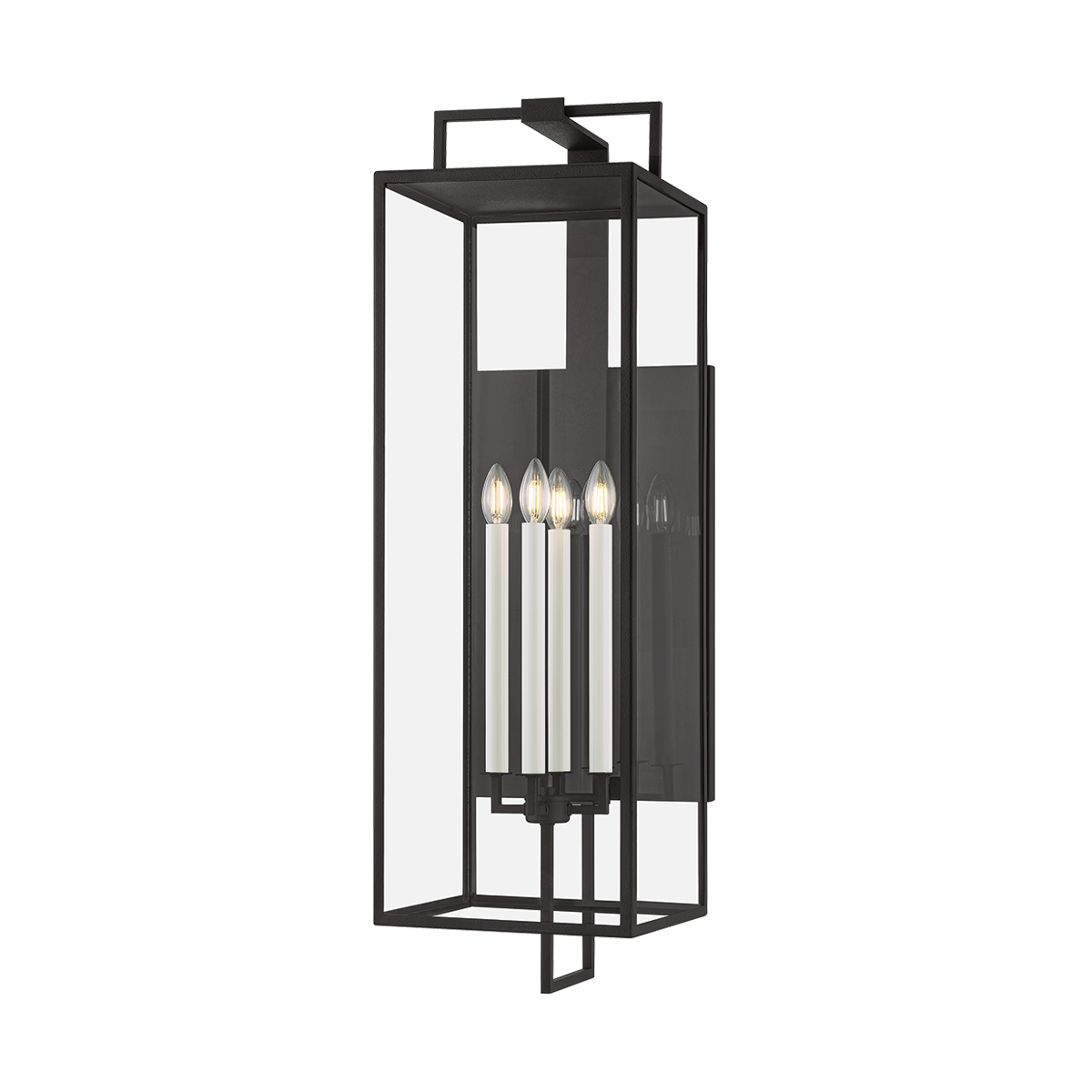 BECKHAM Wall Sconce with FORGED IRON Finish
