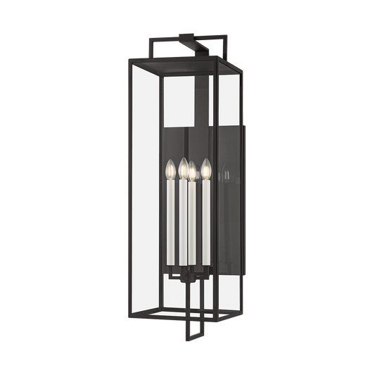 BECKHAM Wall Sconce with FORGED IRON Finish