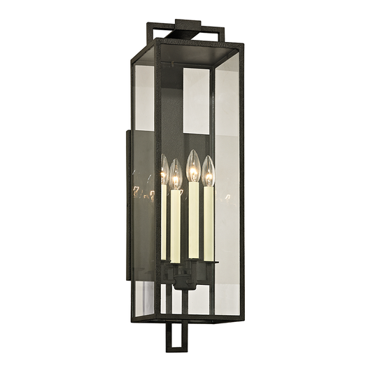 Beckham Wall Sconce with FORGED IRON Finish
