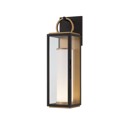 GARETH Wall Sconce with PATINA BRASS/TEXTURED BLACK Finish