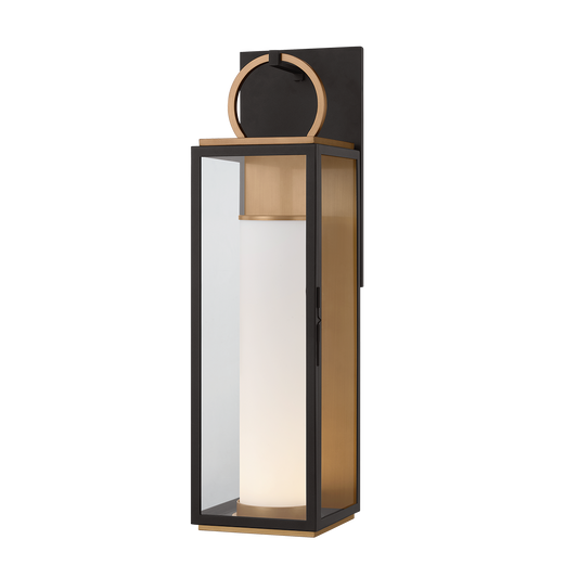 GARETH Wall Sconce with PATINA BRASS/TEXTURED BLACK Finish