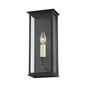 CHAUNCEY Wall Sconce with TEXTURED BLACK Finish