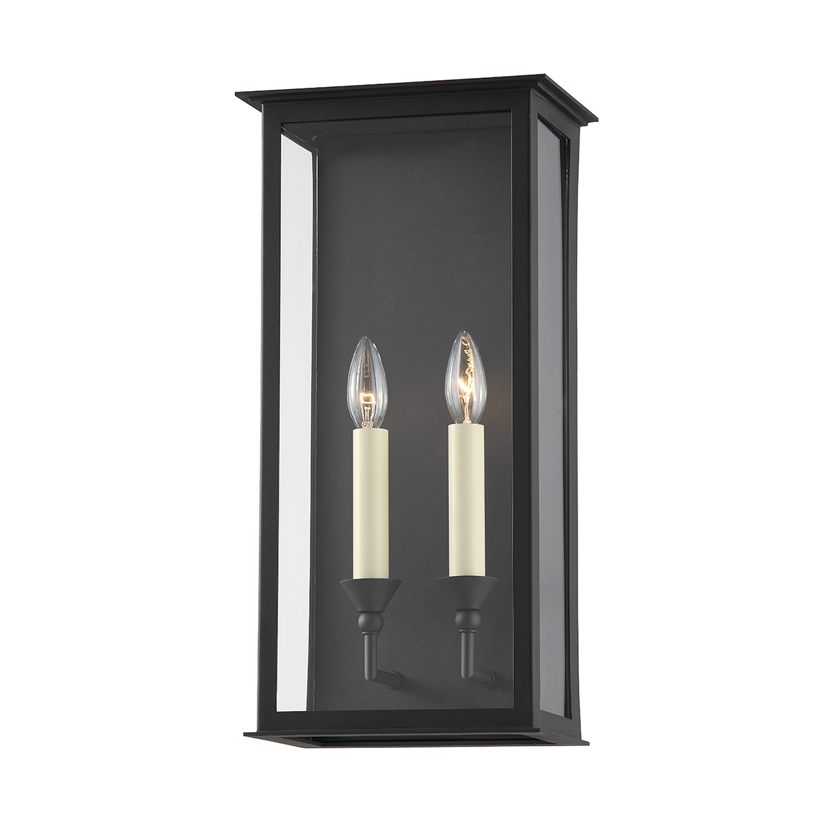 CHAUNCEY Wall Sconce with TEXTURED BLACK Finish