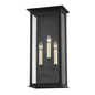 CHAUNCEY Wall Sconce with TEXTURED BLACK Finish