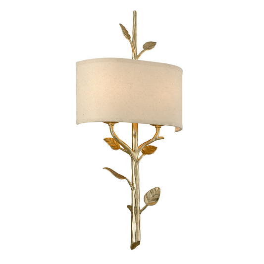 Almont Wall Sconce with Gold Leaf Finish