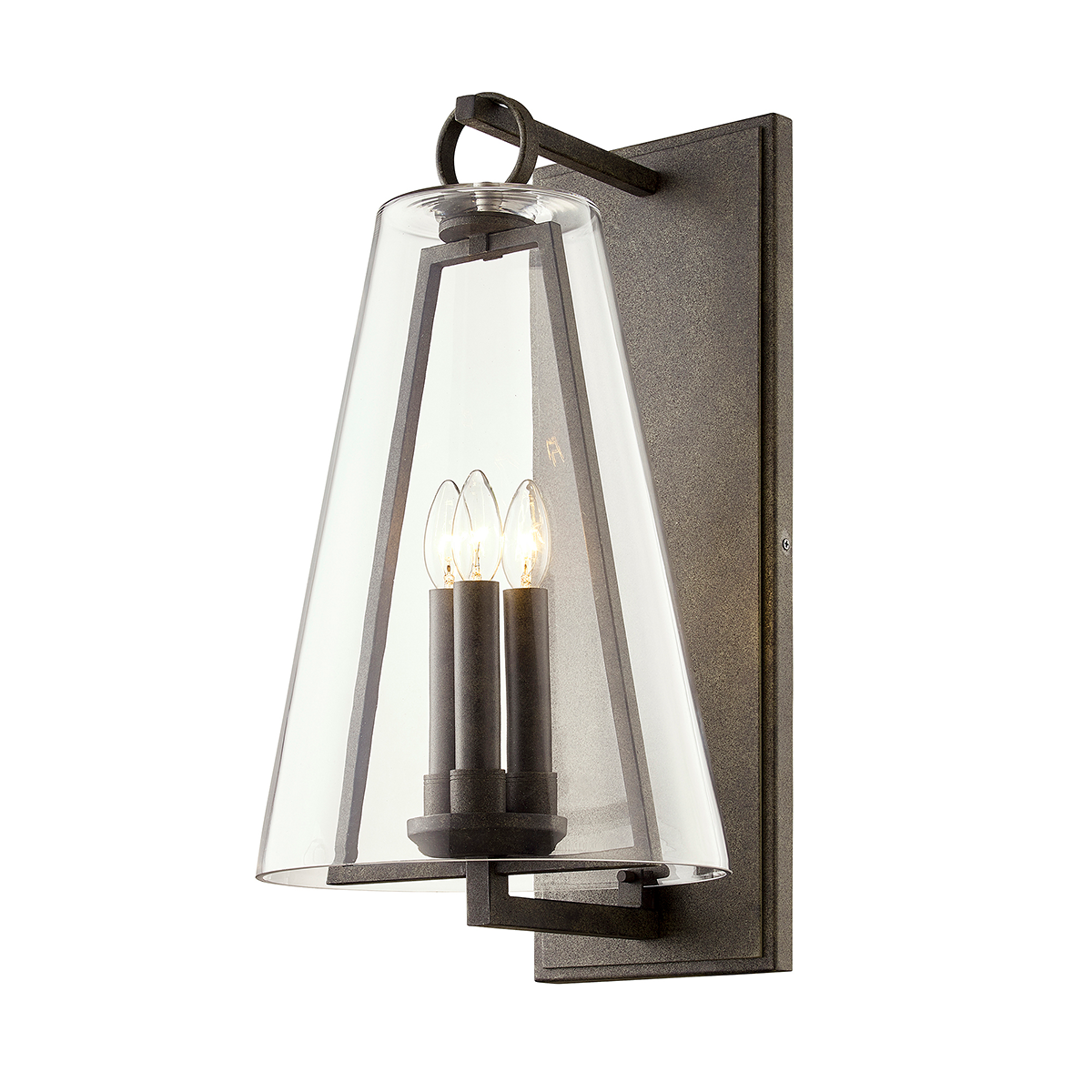 Adamson Wall Sconce with FRENCH IRON Finish