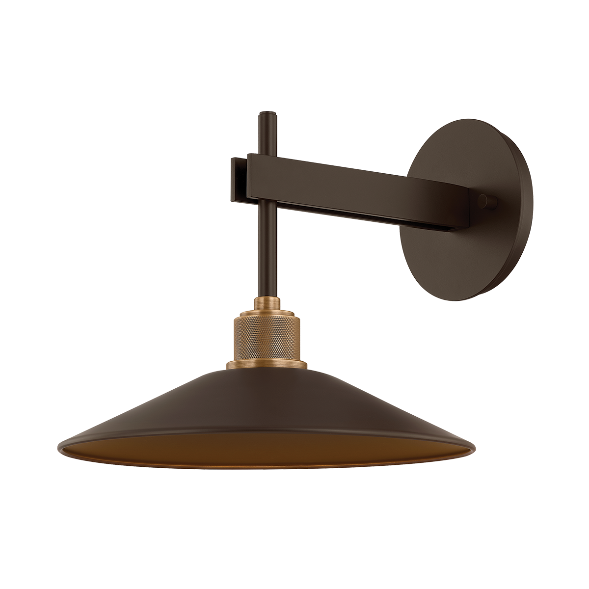 HARAC Wall Sconce with PATINA BRASS/BRONZE Finish