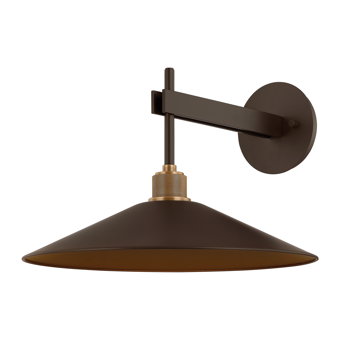 HARAC Wall Sconce with PATINA BRASS/BRONZE Finish