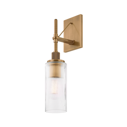 SHENANDOAH Wall Sconce with PATINA BRASS Finish