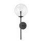 Madrid Wall Sconce with SOFT BLACK Finish