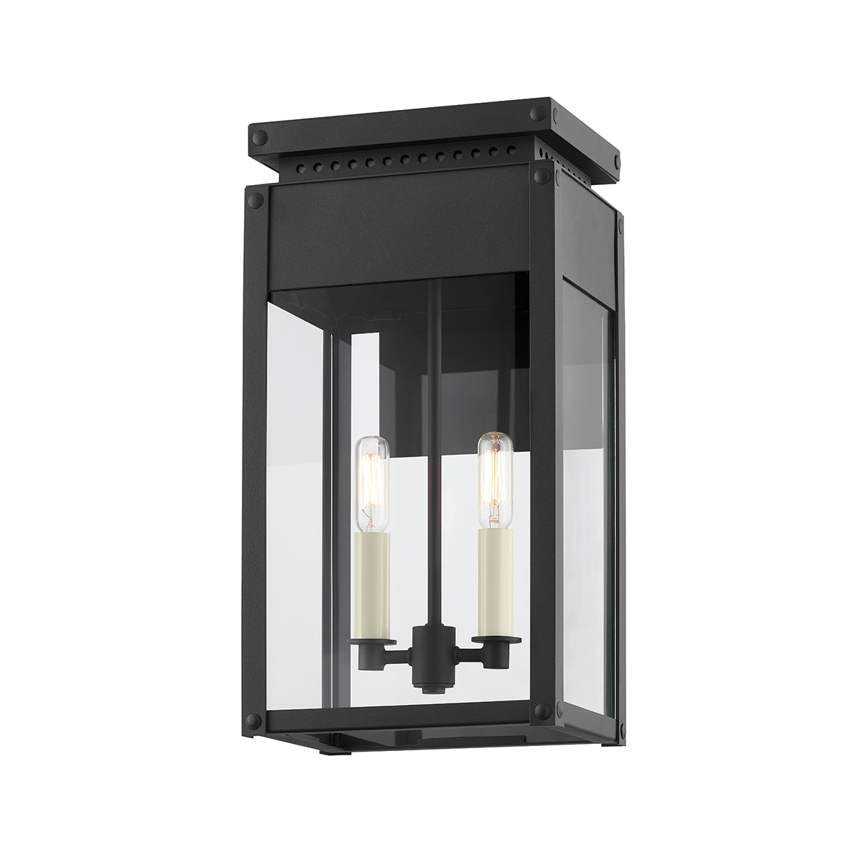 BRAYDAN Wall Sconce with TEXTURED BLACK Finish
