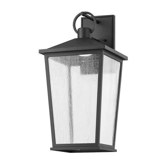 SOREN Wall Sconce with TEXTURED BLACK Finish